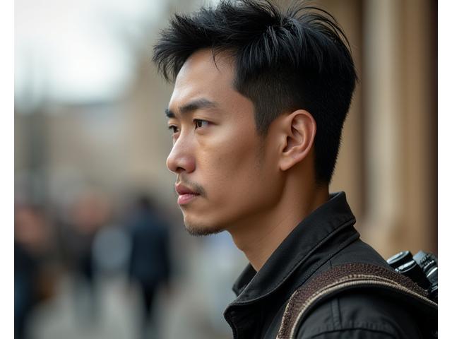 Founding photographer looking at camera feedback